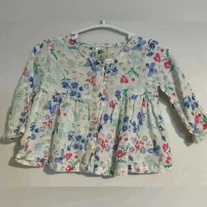 6m OshKosh B'Gosh Girls' Tops, floral EUC